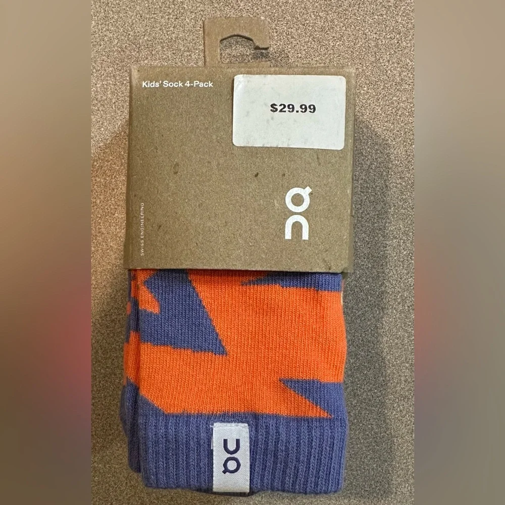Kid’s OnCloud 4 pack Socks - NIP